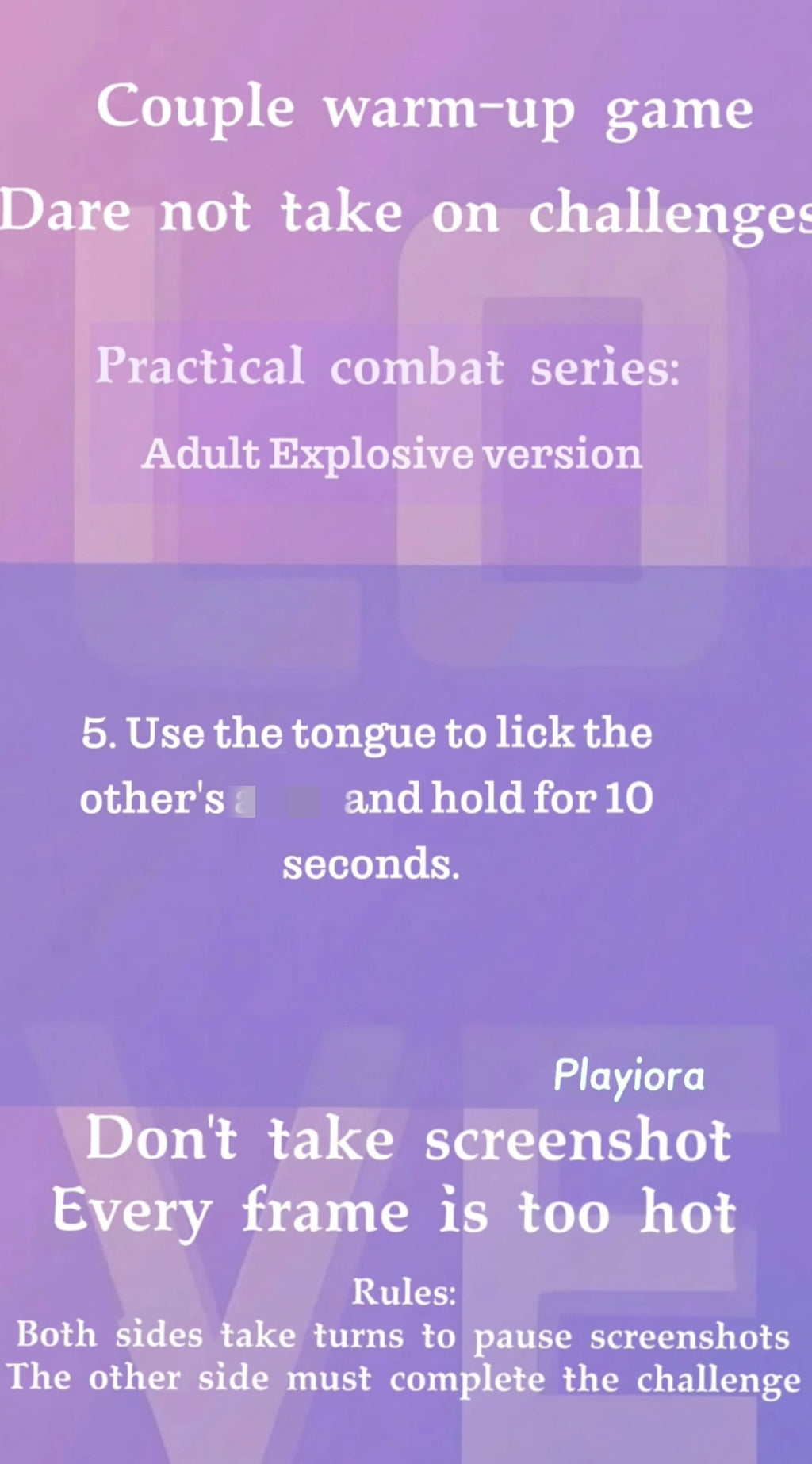 Couple Game Adult Version